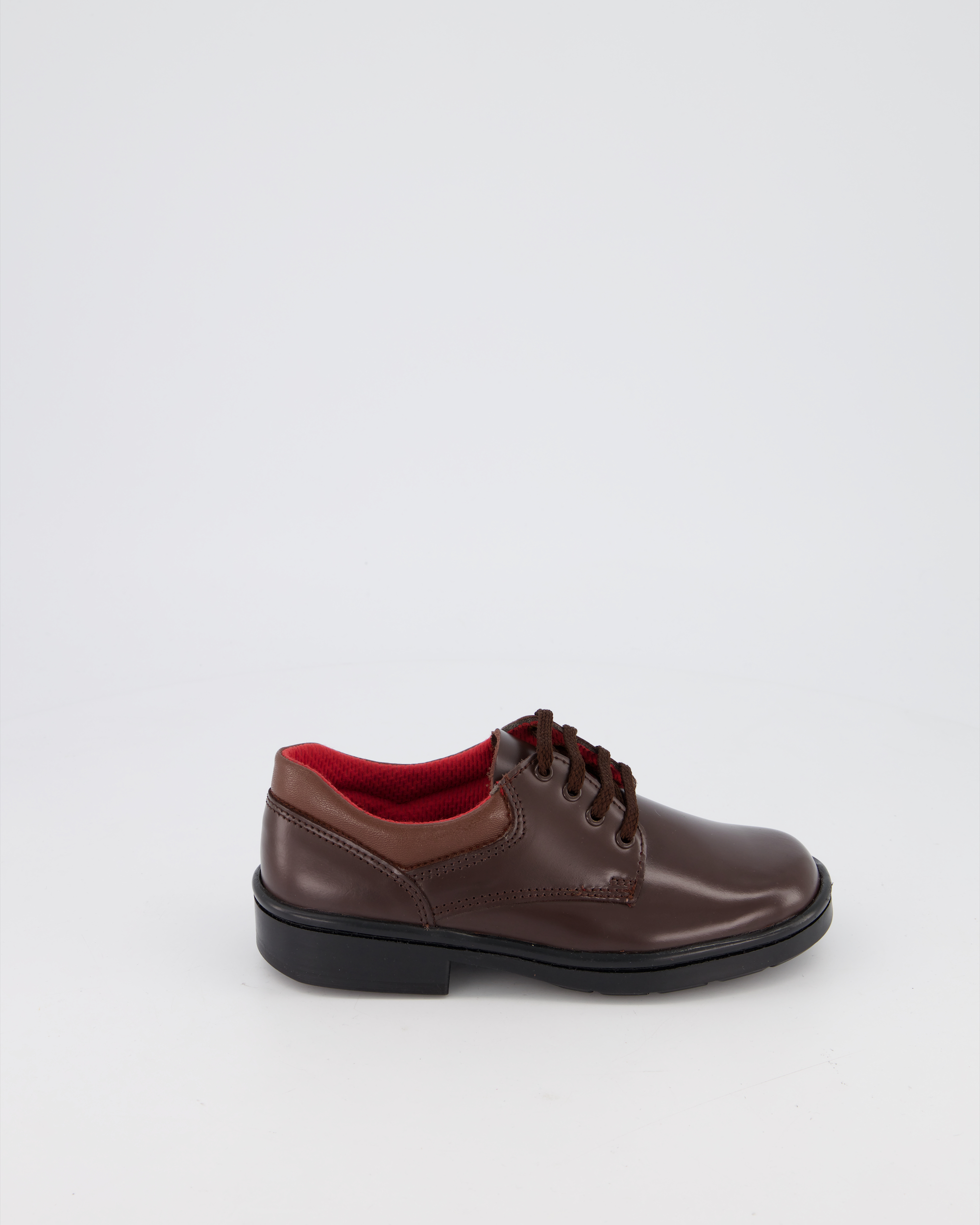 Boys Brown School Shoes
