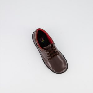 Boys Brown School Shoes
