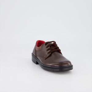 Boys Brown School Shoes