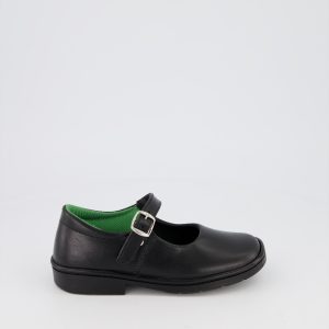 Girls Black School Shoes